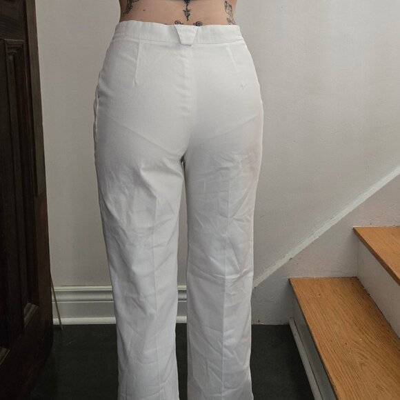 Vintage white high rise trousers - Picture 3 of 10